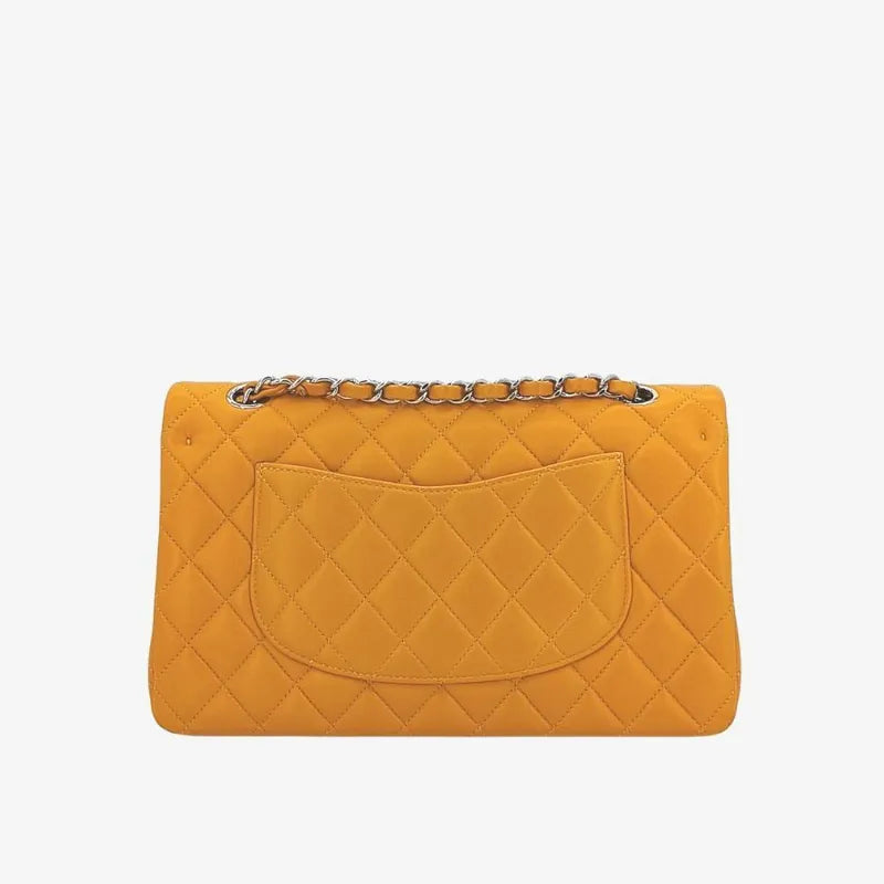 c445-chanel-vintage-yellow-lambskin-25cm-classic-flap-bag