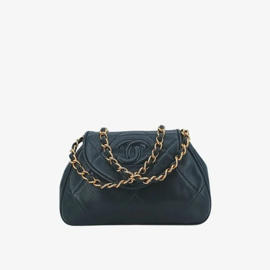 ra494-chanel-vintage-dark-green-lambskin-quilted-flap-bag