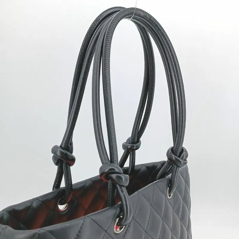 ra687-chanel-vintage-black-calfskin-cambon-tote-bag