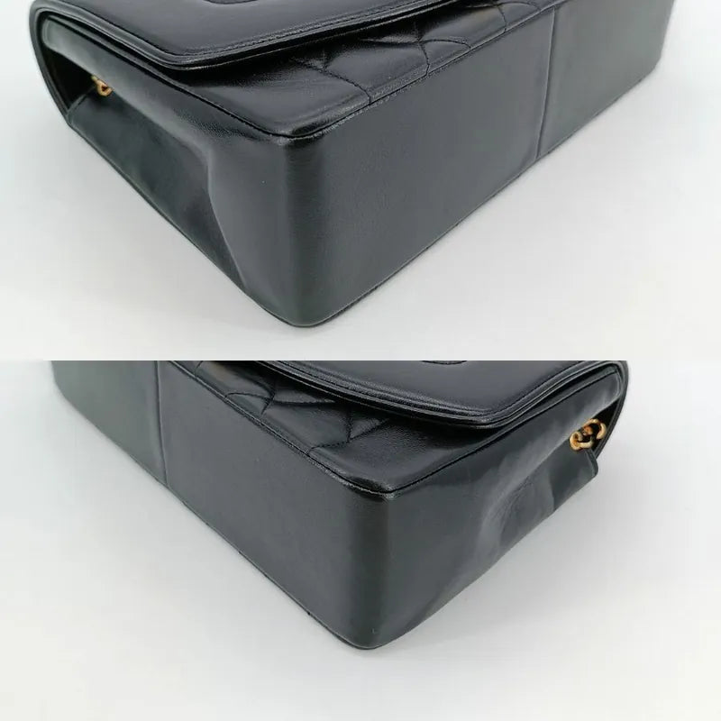 jt007-chanel-vintage-black-lambskin-25cm-diana-flap-bag