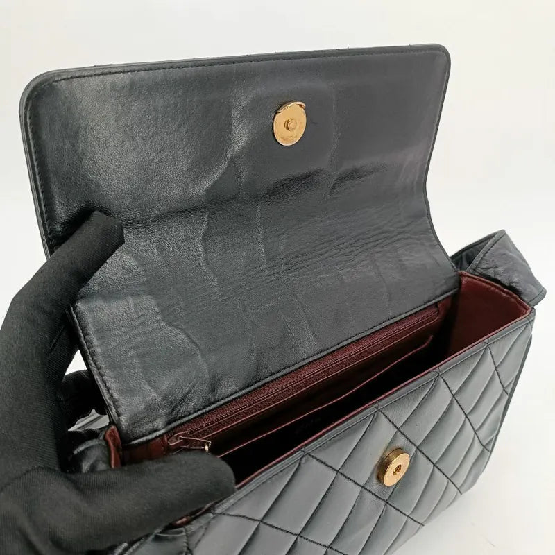 rb246-chanel-vintage-black-lambskin-quilted-flap-bag