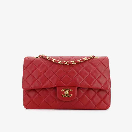 c275-chanel-vintage-red-lambskin-25cm-classic-flap-bag
