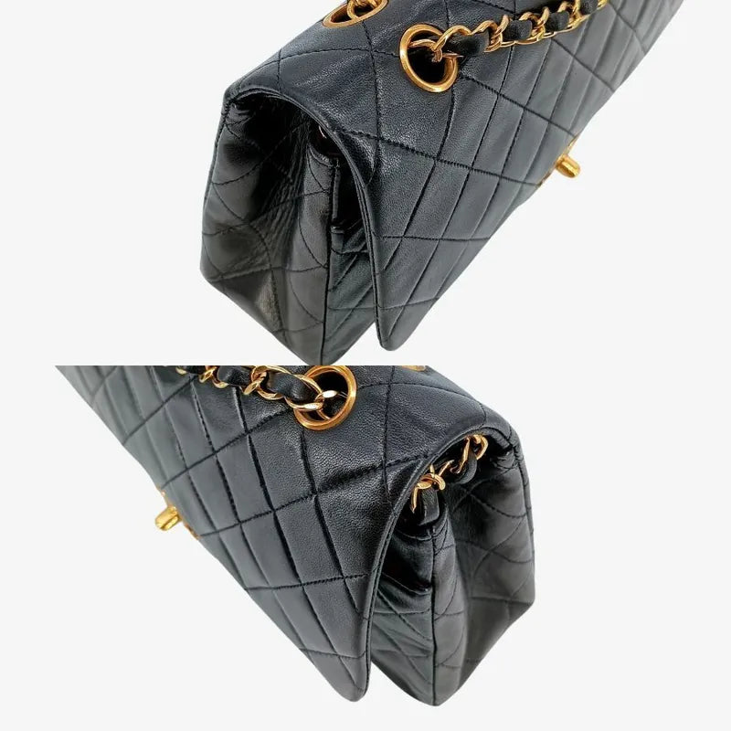 c428-chanel-vintage-black-lambskin-25cm-classic-flap-bag