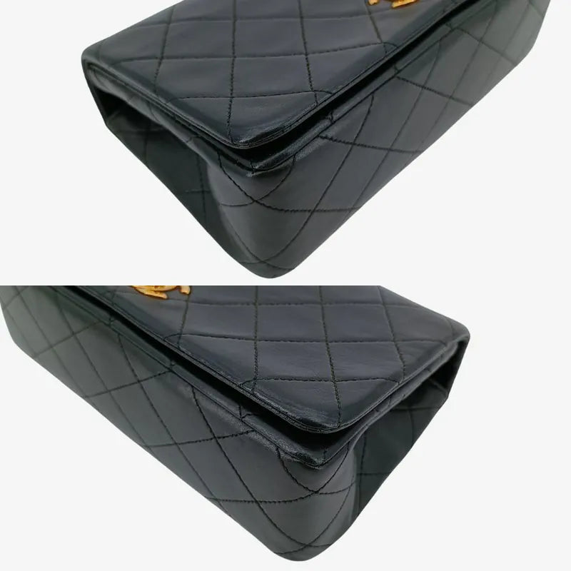 ju352-chanel-vintage-dark-green-lambskin-full-flap-bag