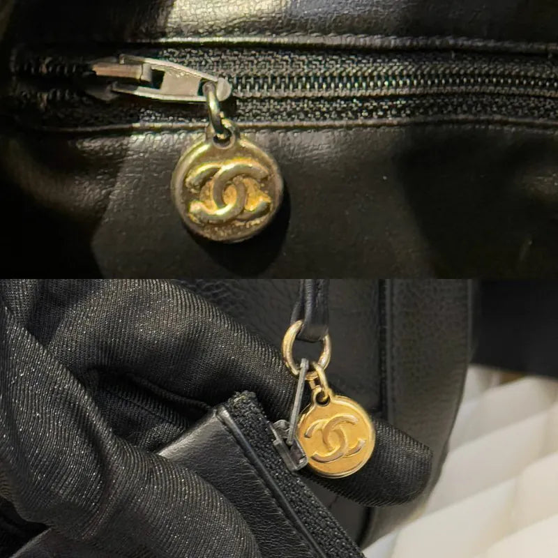jw458-chanel-vintage-black-caviar-leather-bucket-bag