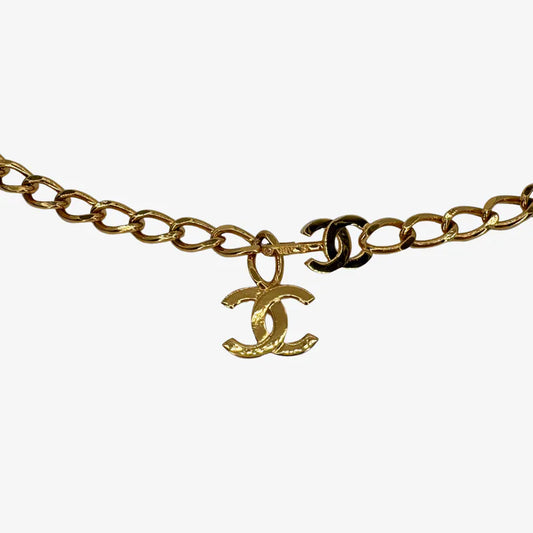 C623 - CHANEL Vintage CC Logo Waist Chain