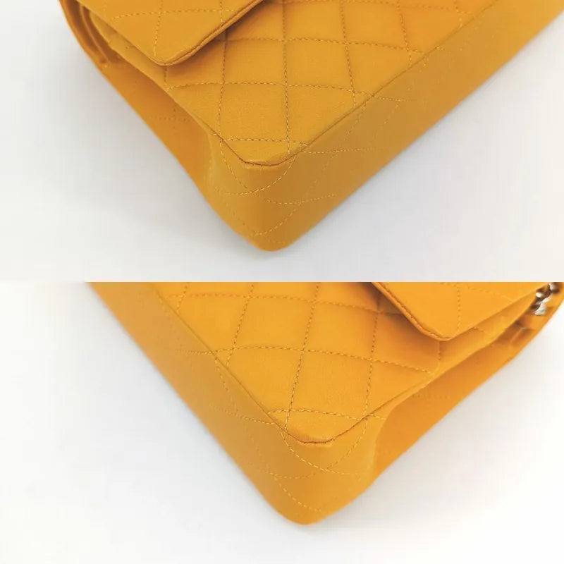 c445-chanel-vintage-yellow-lambskin-25cm-classic-flap-bag