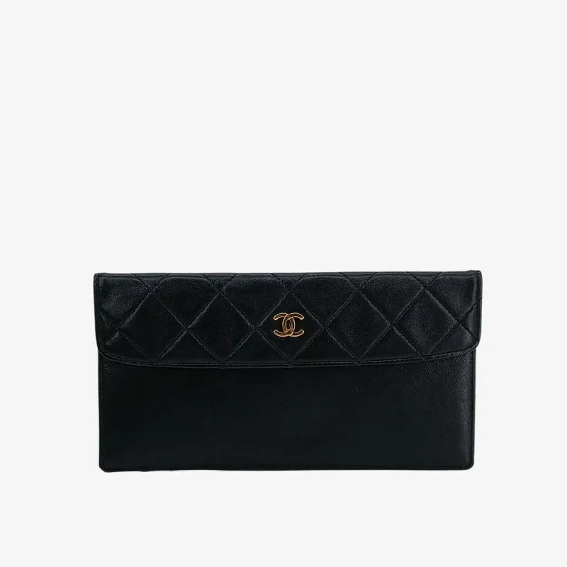 jt879-chanel-vintage-black-lambskin-27cm-classic-flap-bag