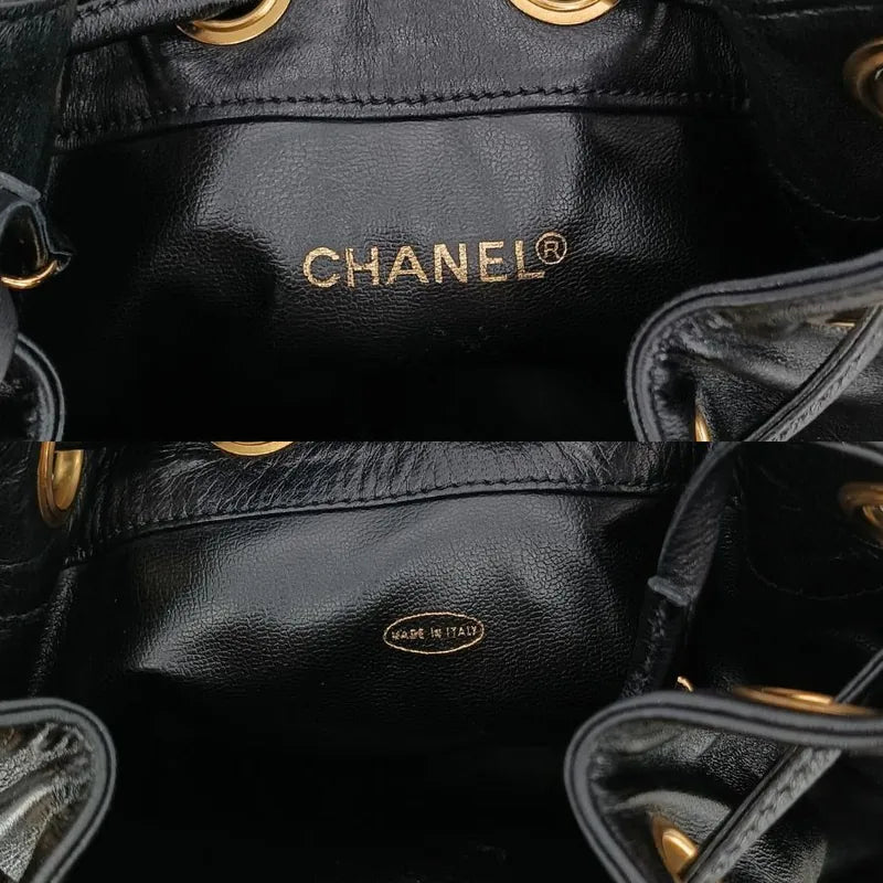 jt346-chanel-vintage-black-lambskin-bucket-bag