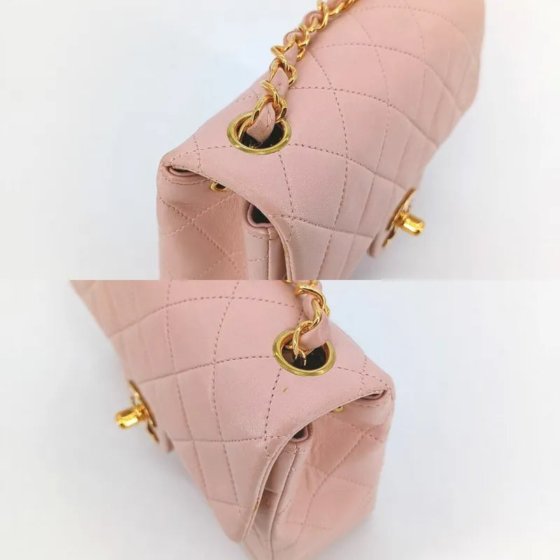 c372-chanel-vintage-pink-lambskin-17cm-mini-square-flap-bag