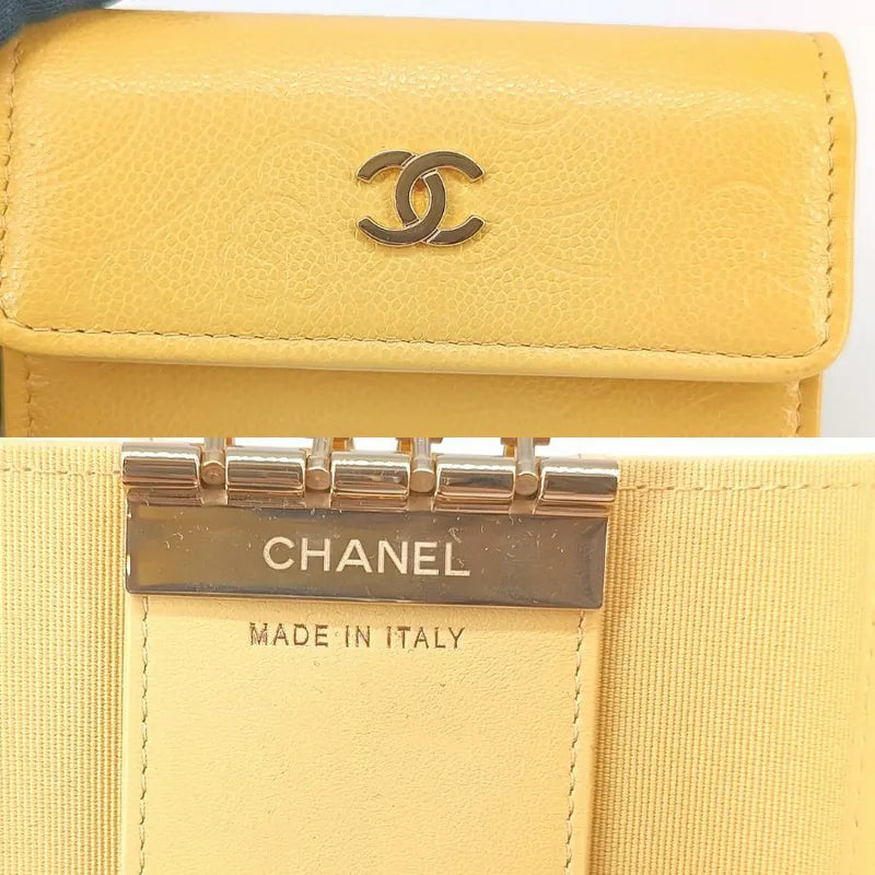 jt400-chanel-yellow-caviar-leather-camellia-flap-4-key-holder