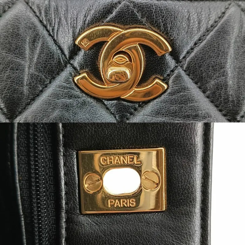 jt064-chanel-vintage-black-lambskin-quilted-tote-bag