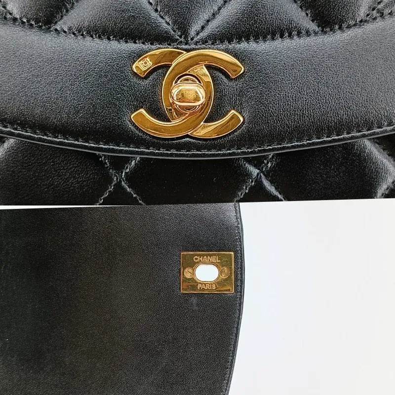 jt420-chanel-vintage-black-lambskin-22cm-diana-flap-bag
