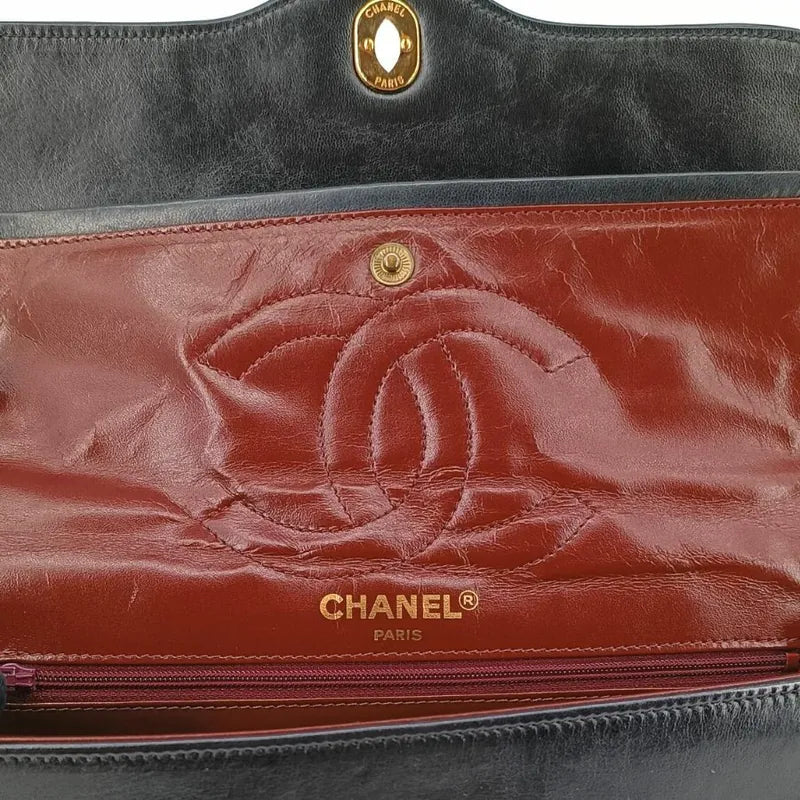 jr276-chanel-vintage-black-lambskin-paris-limited-edition-flap-bag