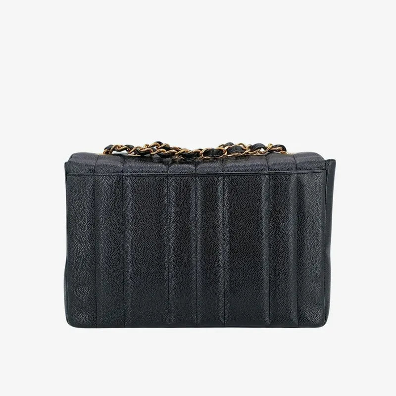 jt878-chanel-vintage-black-caviar-leather-vertical-jumbo-flap-bag