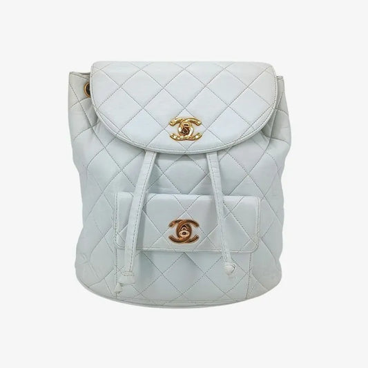 c338-chanel-vintage-white-lambskin-duma-backpack