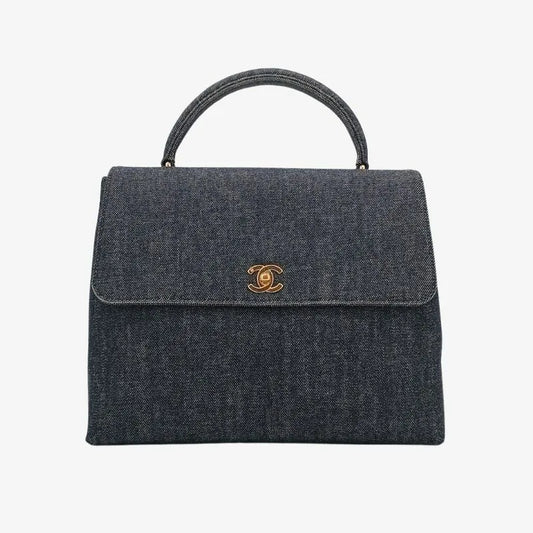 sh007-chanel-vintage-black-denim-kelly-handbag