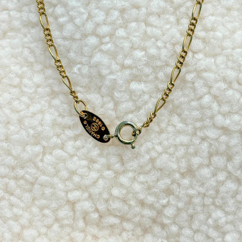 jx875-chanel-vintage-gold-plated-cc-pendant-chain-necklace