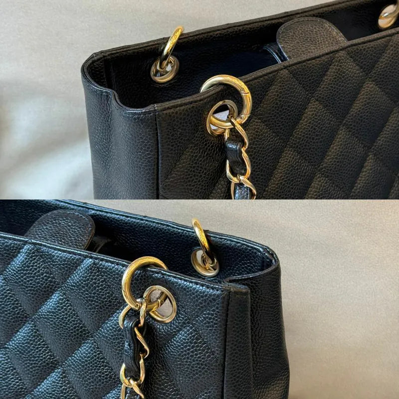 jw388-chanel-vintage-black-caviar-leather-embossed-logo-pst-tote-bag