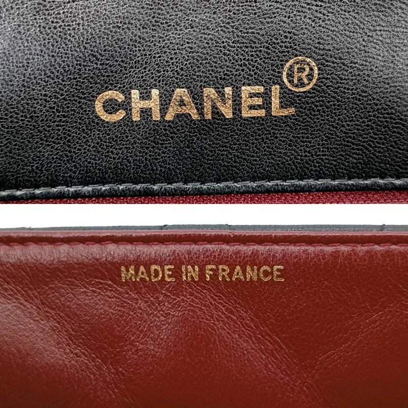 jr660-chanel-vintage-black-lambskin-quilted-flap-bag