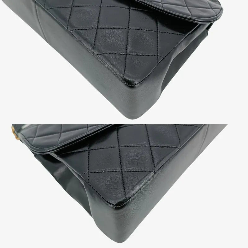 jt887-chanel-vintage-black-lambskin-flap-bag