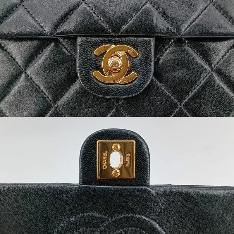 jt153-chanel-vintage-black-lambskin-20cm-mini-square-flap-bag
