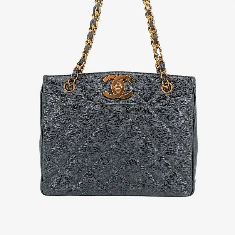 c393-chanel-vintage-black-caviar-leather-big-cc-tote-bag