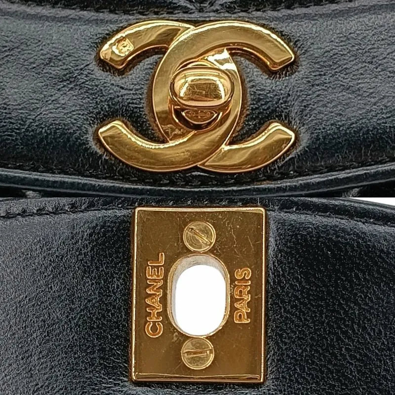 jt664-chanel-vintage-black-lambskin-22cm-diana-flap-bag