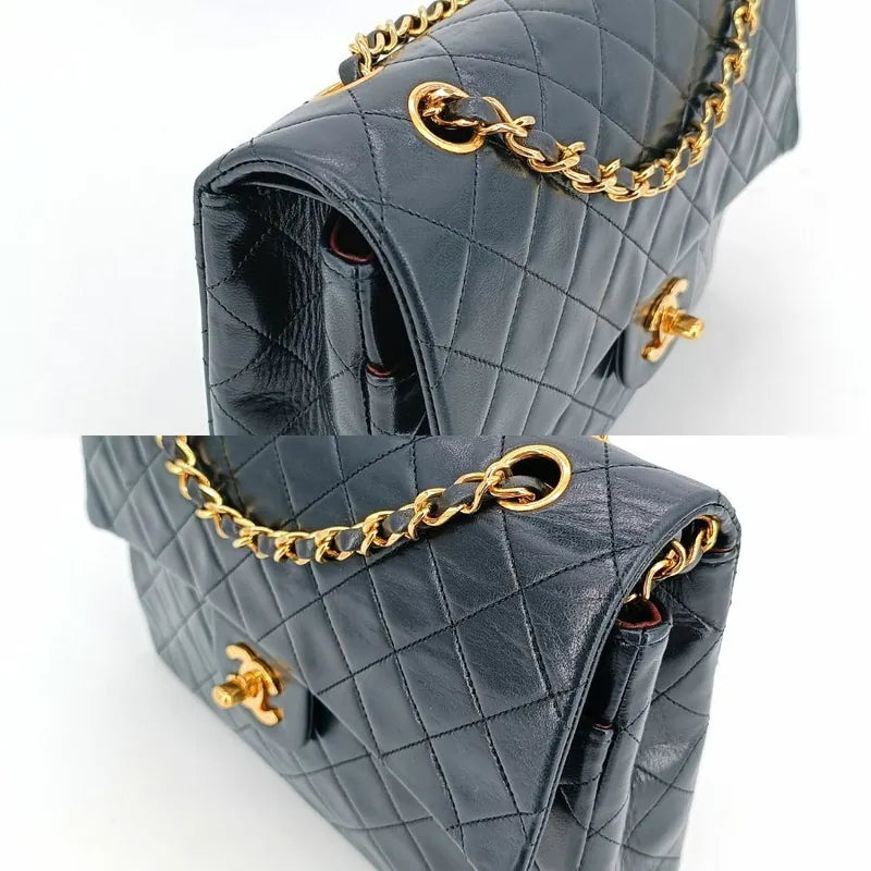 ra101-chanel-vintage-black-lambskin-25cm-flap-bag