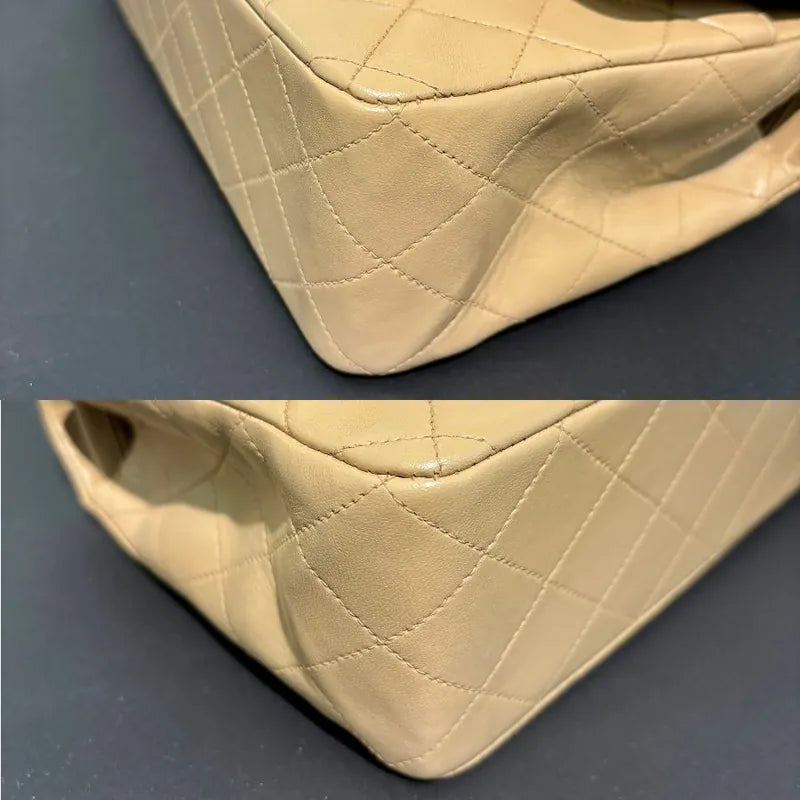 ra833-chanel-vintage-beige-lambskin-25cm-classic-flap-bag