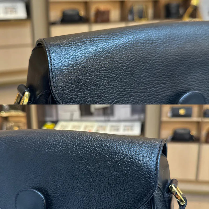 rc328-gucci-vintage-black-caviar-leather-shoulder-bag