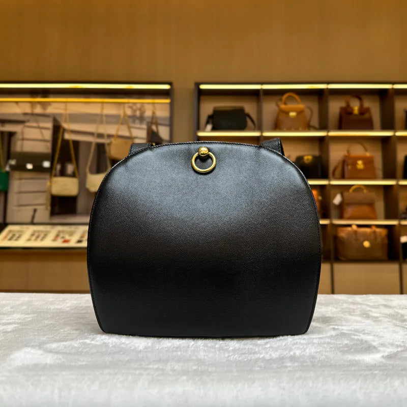 rc930-celine-vintage-black-leather-shoulder-bag