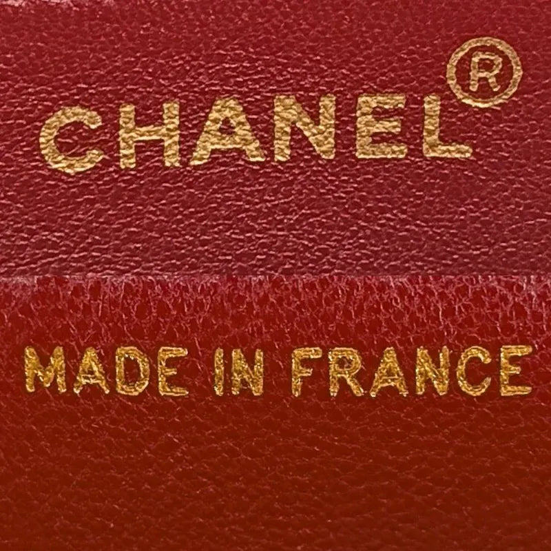 c459-chanel-vintage-black-lambskin-gold-chain-flap-bag