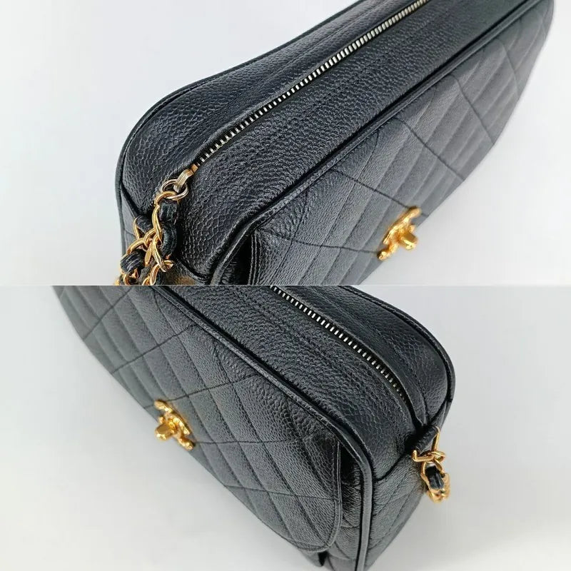 c356-chanel-vintage-black-caviar-leather-tassel-camera-bag