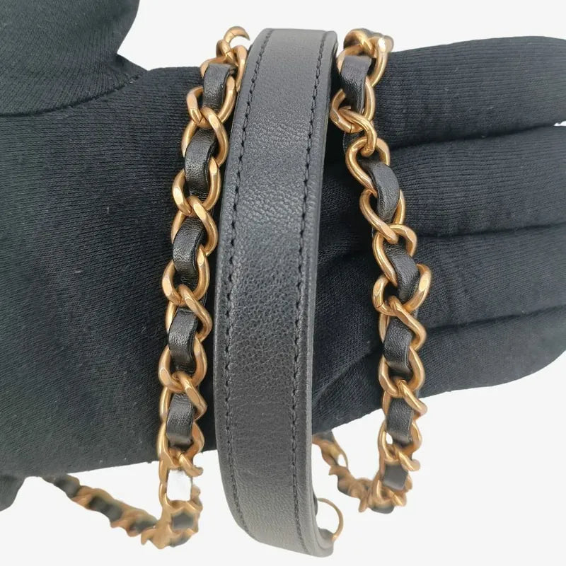 jah177-chanel-black-calfskin-quilted-lmitation-pearl-flap-bag