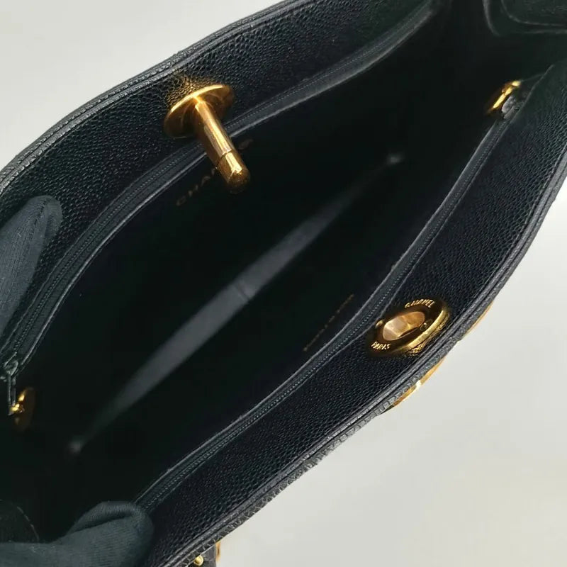 c393-chanel-vintage-black-caviar-leather-big-cc-tote-bag