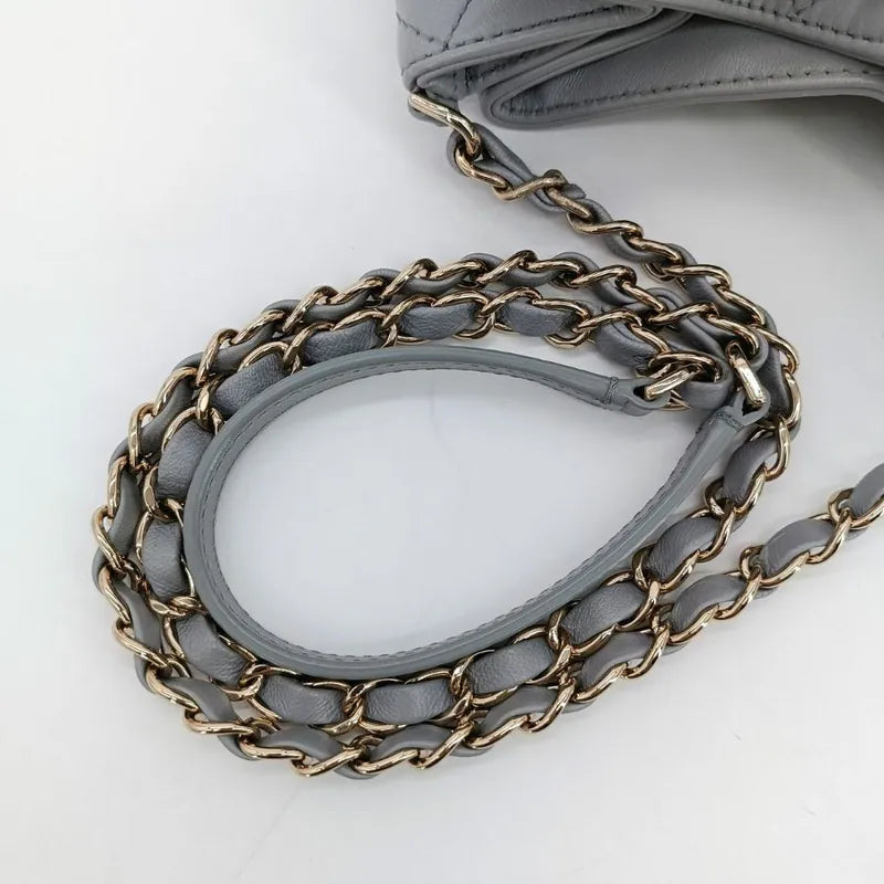 yu004-chanel-grey-lambskin-drawstring-bucket-bag