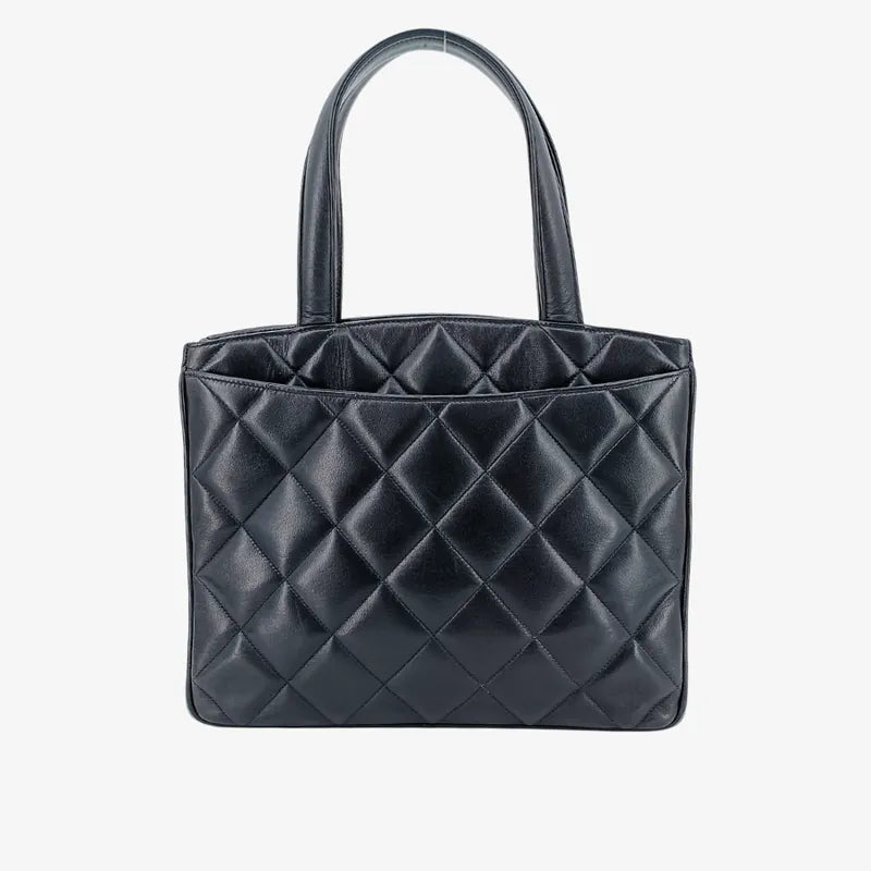 rb176-chanel-vintage-navy-lambskin-tote-bag