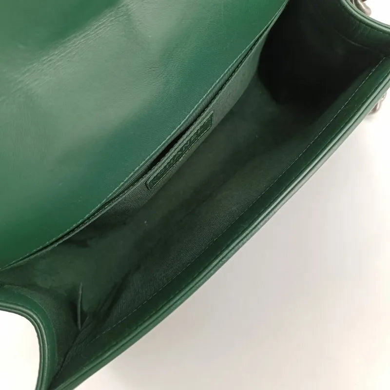 js558-chanel-boy-green-lambskin-flap-bag