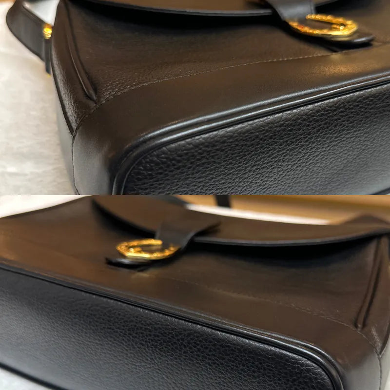 rc328-gucci-vintage-black-caviar-leather-shoulder-bag