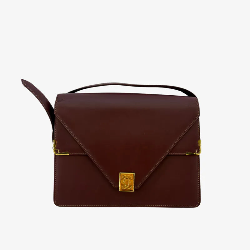jy222-cartier-vintage-burgundy-leather-crossbody-shoulder-bag
