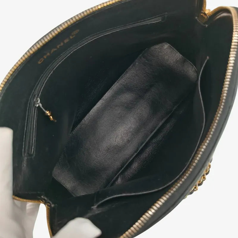 jt946-chanel-vintage-black-lambskin-quilted-tote-bag