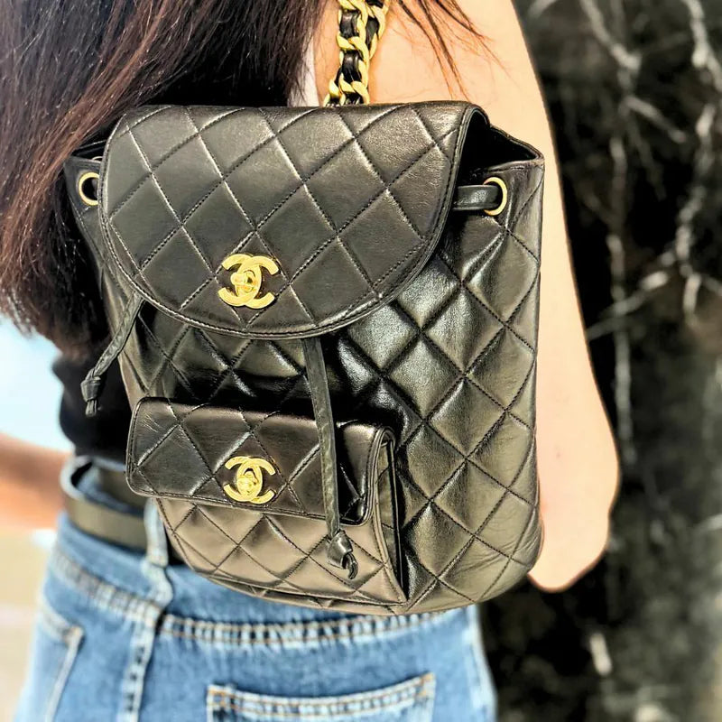jah128-chanel-vintage-black-lambskin-duma-backpack