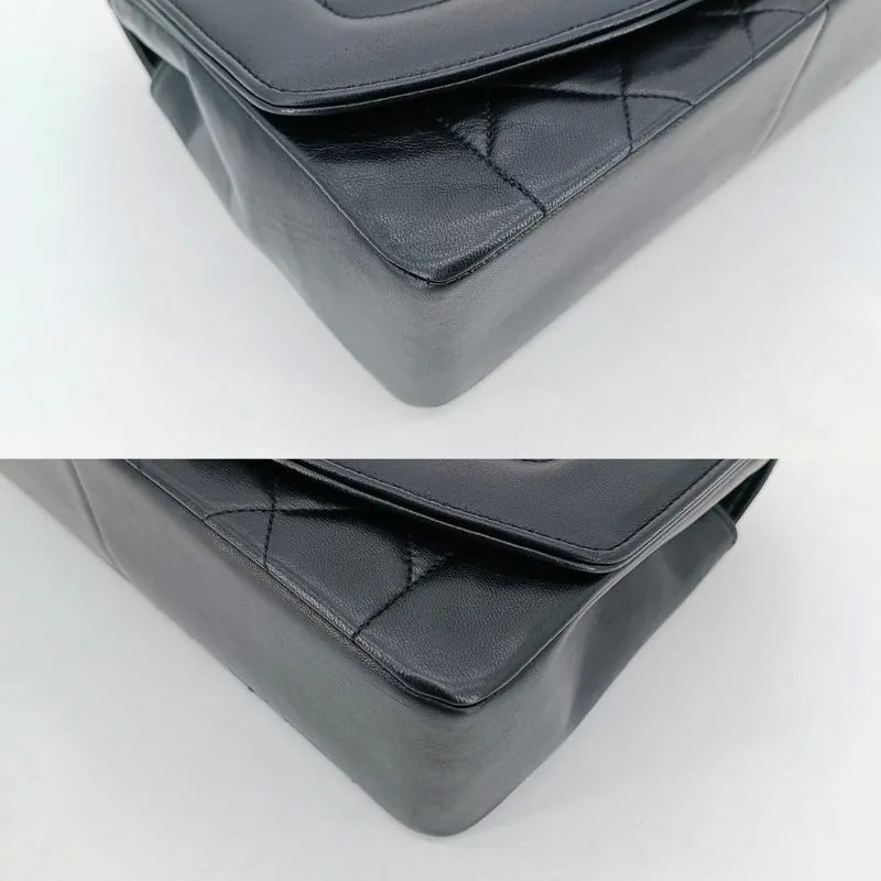 rb378-chanel-vintage-black-lambskin-25cm-diana-flap-bag