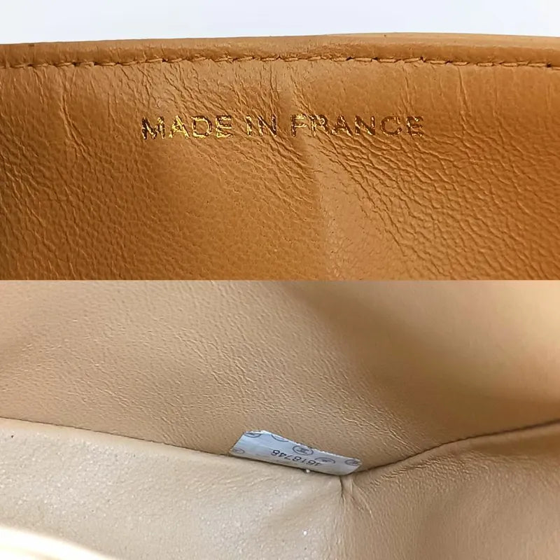 js455-chanel-vintage-beige-lambskin-23cm-classic-flap-bag
