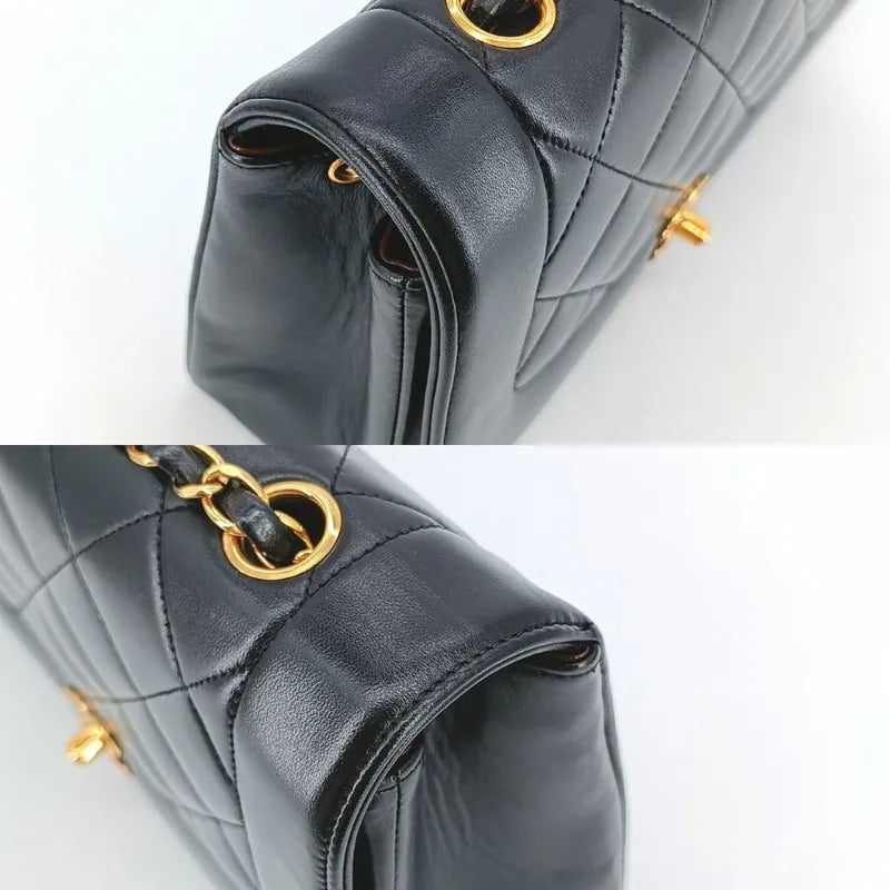 ra086-chanel-vintage-black-lambskin-25cm-diana-flap-bag