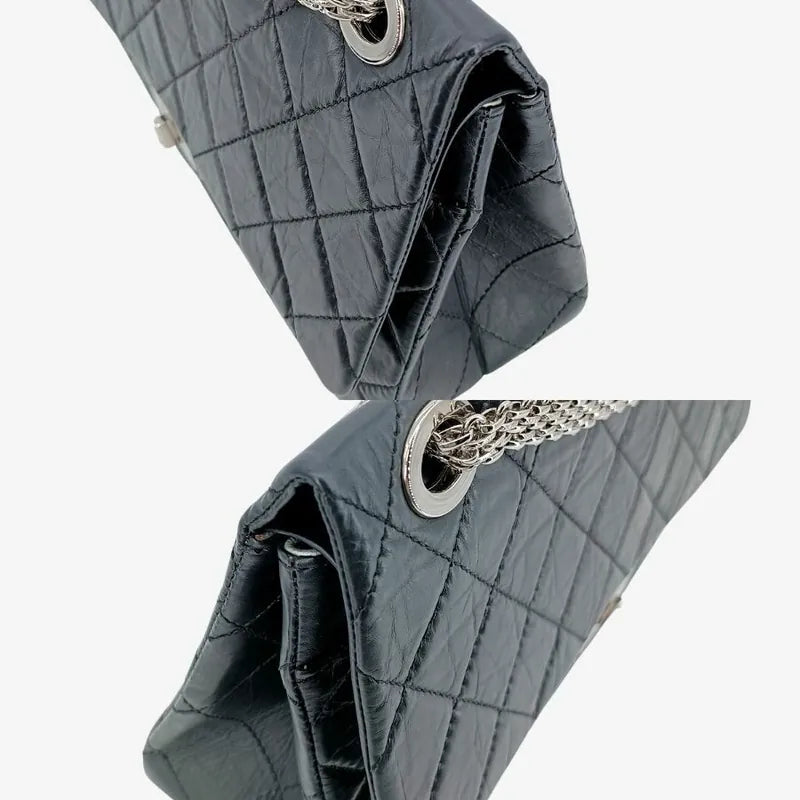 c387-chanel-black-calfskin-255-maxi-flap-bag