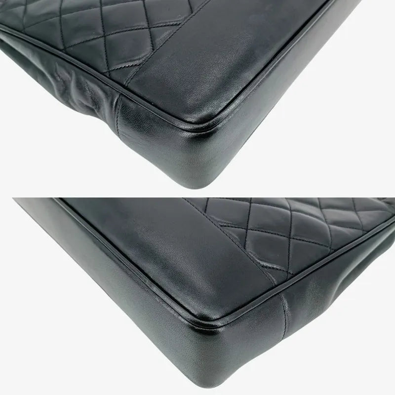 jt144-chanel-vintage-black-lambskin-quilted-tote-bag