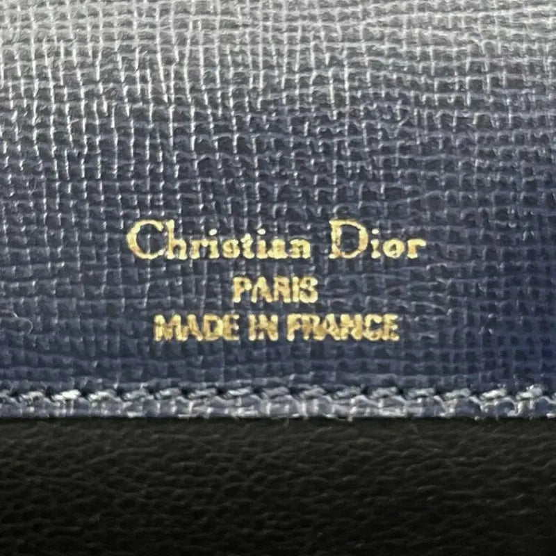 rc931-christian-dior-vintage-navy-leather-gold-hardware-shoulder-bag