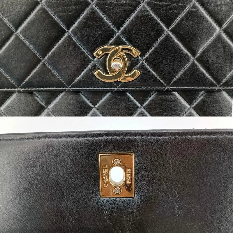 jah149-chanel-vintage-black-lambskin-quilted-tote-bag